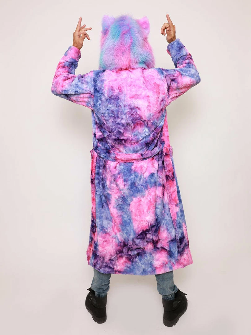 SpiritHoods LLC Cotton Candy Cat Classic Faux Fur Style Robe | Men's 12 SpiritHoods LLC Cotton Candy Cat Classic Faux Fur Style Robe | Men's