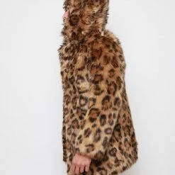 SpiritHoods LLC Javan Leopard Classic Faux Fur Coat *Almost Purfect* | Men's NIGHT TIME STYLE
