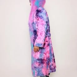 SpiritHoods LLC Cotton Candy Cat Classic Faux Fur Style Robe | Men's 20 SpiritHoods LLC Cotton Candy Cat Classic Faux Fur Style Robe | Men's