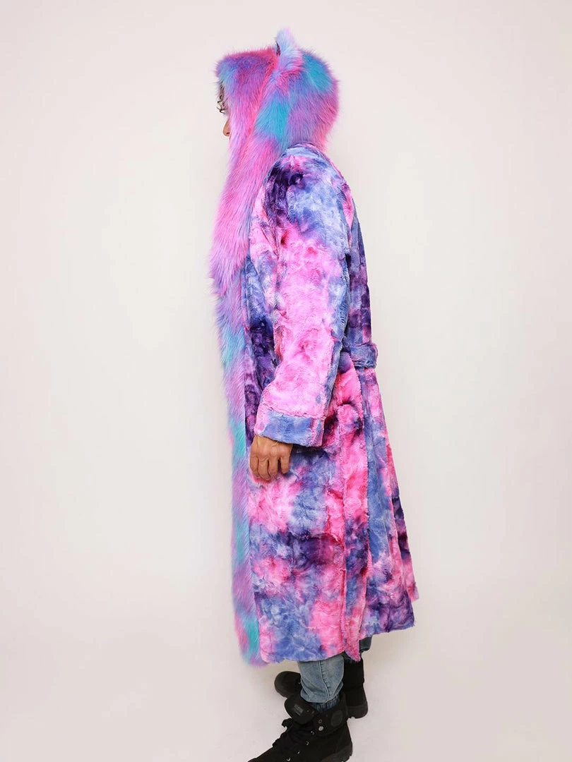 SpiritHoods LLC Cotton Candy Cat Classic Faux Fur Style Robe | Men's 9 SpiritHoods LLC Cotton Candy Cat Classic Faux Fur Style Robe | Men's