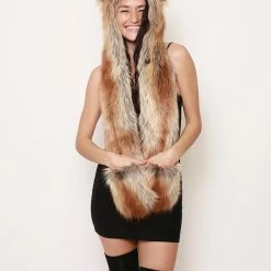SpiritHoods LLC FESTIVAL Red Fox Faux Fur Hood | Women's