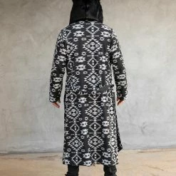 SpiritHoods LLC Santa Fe Wolf Classic Faux Fur Style Robe | Men's NIGHT TIME STYLE