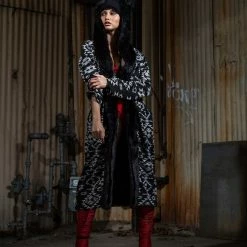 SpiritHoods LLC NIGHT TIME STYLE Santa Fe Wolf Classic Faux Fur Style Robe | Women's 17 SpiritHoods LLC NIGHT TIME STYLE Santa Fe Wolf Classic Faux Fur Style Robe | Women's