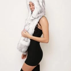 SpiritHoods LLC FESTIVAL Husky Faux Fur Hood | Women's