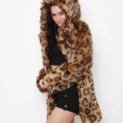 SpiritHoods LLC Javan Leopard Classic Faux Fur Coat *Almost Purfect* | Women's 11 SpiritHoods LLC Javan Leopard Classic Faux Fur Coat *Almost Purfect* | Women's