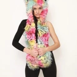 SpiritHoods LLC WOMENS Oaxaca Jaguar Collector Edition Faux Fur Hood 13 SpiritHoods LLC WOMENS Oaxaca Jaguar Collector Edition Faux Fur Hood