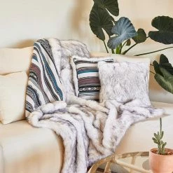 SpiritHoods LLC HOME GOODS Husky Baja Faux Fur Throw