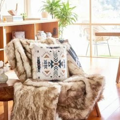 SpiritHoods LLC Brown Husky Faux Fur Throw BACK-IN-STOCK