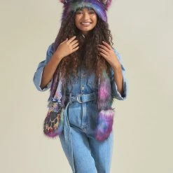 SpiritHoods LLC Artist Edition Lora Zombie Catzilla Faux Fur Hood | Women's DAY TIME STYLE 16 SpiritHoods LLC Artist Edition Lora Zombie Catzilla Faux Fur Hood | Women's DAY TIME STYLE