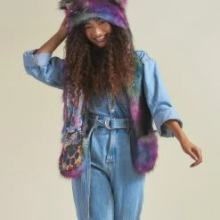 SpiritHoods LLC Artist Edition Lora Zombie Catzilla Faux Fur Hood | Women's DAY TIME STYLE 15 SpiritHoods LLC Artist Edition Lora Zombie Catzilla Faux Fur Hood | Women's DAY TIME STYLE