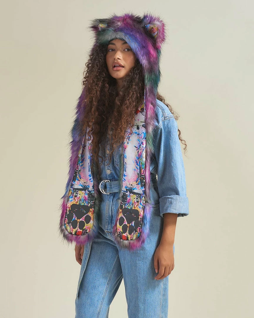 SpiritHoods LLC Artist Edition Lora Zombie Catzilla Faux Fur Hood | Women's DAY TIME STYLE 9 SpiritHoods LLC Artist Edition Lora Zombie Catzilla Faux Fur Hood | Women's DAY TIME STYLE