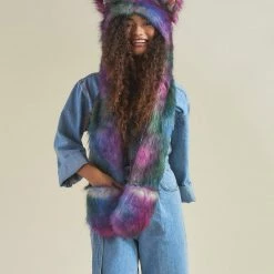 SpiritHoods LLC Artist Edition Lora Zombie Catzilla Faux Fur Hood | Women's DAY TIME STYLE 12 SpiritHoods LLC Artist Edition Lora Zombie Catzilla Faux Fur Hood | Women's DAY TIME STYLE