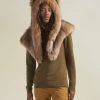 SpiritHoods LLC Coyote Luxe Collector Edition Faux Fur Shawl | Men's PREMIUM DESIGNS