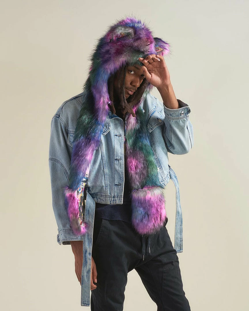 SpiritHoods LLC Artist Edition Lora Zombie Catzilla Faux Fur Hood | Men's DAY TIME STYLE 7 SpiritHoods LLC Artist Edition Lora Zombie Catzilla Faux Fur Hood | Men's DAY TIME STYLE