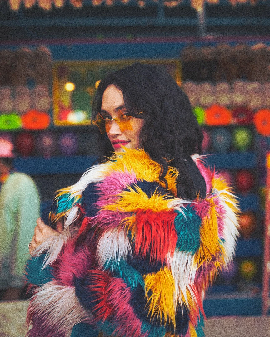 SpiritHoods LLC Butterfly Hooded Faux Fur Coat | Women's 2 SpiritHoods LLC Butterfly Hooded Faux Fur Coat | Women's