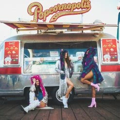 SpiritHoods LLC Northern Lights Calico Leopard Classic Faux Fur Coat | Women's