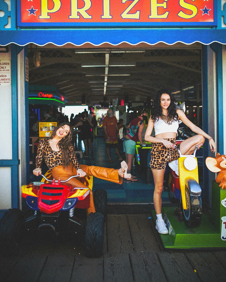 SpiritHoods LLC Jaguar Velvet Biker Short | Women's DAY TIME STYLE 3 SpiritHoods LLC Jaguar Velvet Biker Short | Women's DAY TIME STYLE