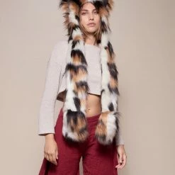 SpiritHoods LLC Manx Cat Collector Edition Faux Fur Hood