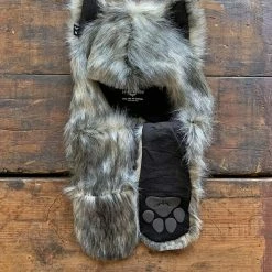 SpiritHoods LLC WOMENS Eurasian Wolf Limited Edition Faux Fur Hood | Unisex