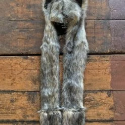 SpiritHoods LLC WOMENS Eurasian Wolf Limited Edition Faux Fur Hood | Unisex