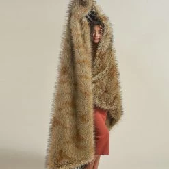 SpiritHoods LLC Golden Jackal Collector Edition Faux Fur Throw