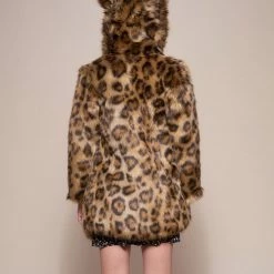 SpiritHoods LLC Javan Leopard Classic Faux Fur Coat *Almost Purfect* | Women's 12 SpiritHoods LLC Javan Leopard Classic Faux Fur Coat *Almost Purfect* | Women's