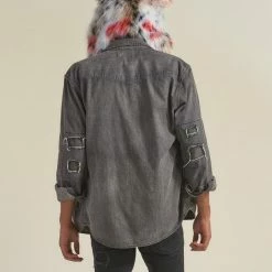 SpiritHoods LLC Strawberry Leopard Collector Edition Faux Fur Hood | Men's