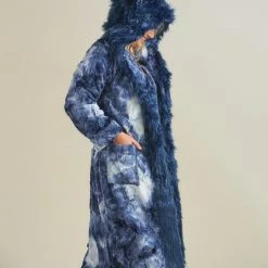 SpiritHoods LLC Water Wolf Classic Faux Fur Style Robe | Women's NIGHT TIME STYLE 16 SpiritHoods LLC Water Wolf Classic Faux Fur Style Robe | Women's NIGHT TIME STYLE