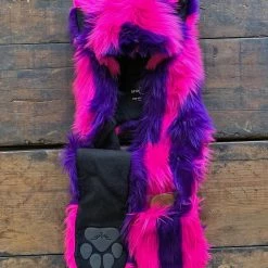 SpiritHoods LLC Wonder Cat Limited Edition Faux Fur Hood | Unisex VIBRANT COLORS