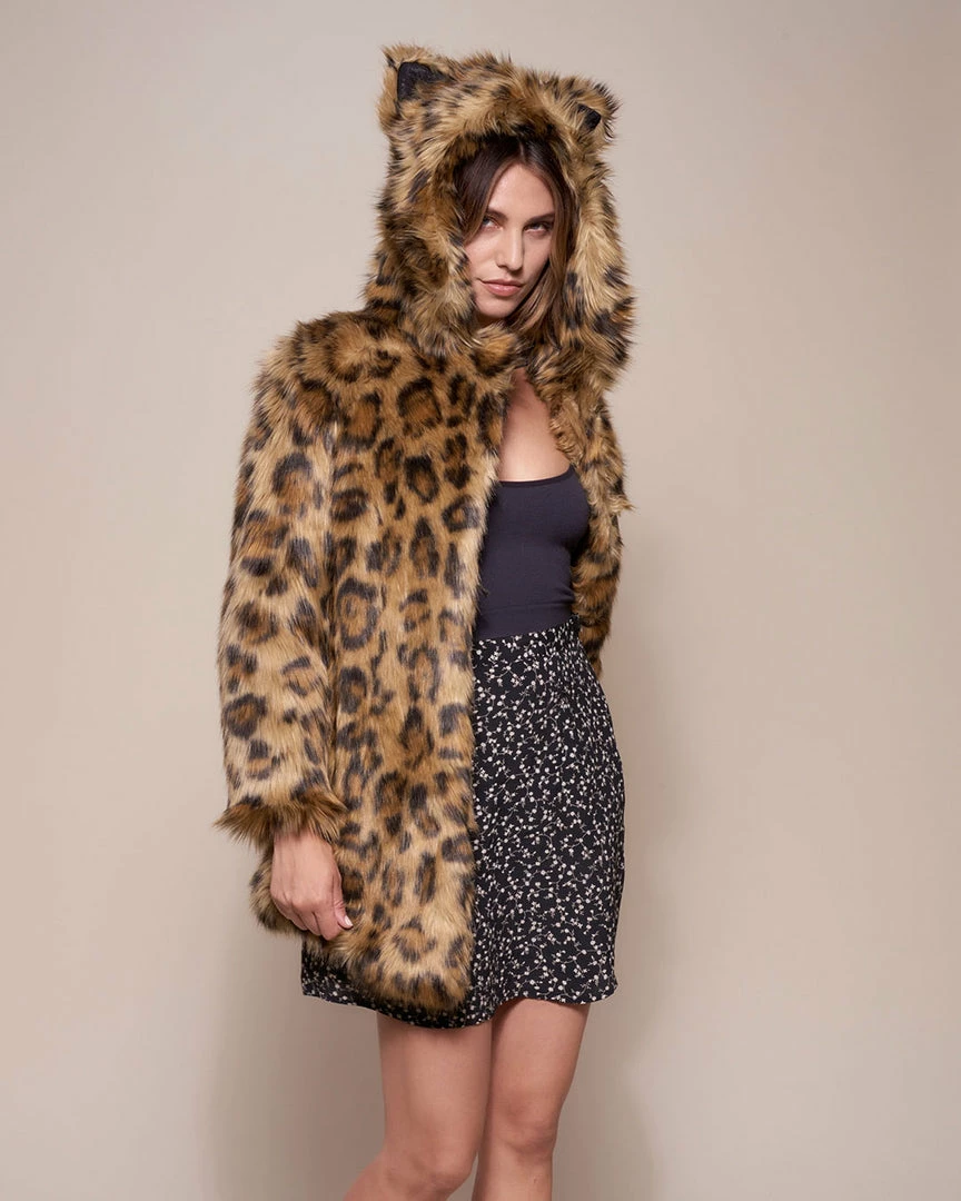 SpiritHoods LLC Javan Leopard Classic Faux Fur Coat *Almost Purfect* | Women's 2 SpiritHoods LLC Javan Leopard Classic Faux Fur Coat *Almost Purfect* | Women's