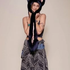 SpiritHoods LLC Indigo Wolf Luxe Collector Edition SpiritHood DAY TIME STYLE