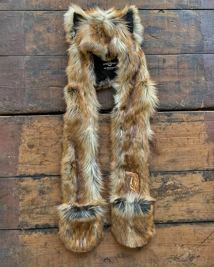 SpiritHoods LLC Coyote Limited Edition Faux Fur Hood | Unisex 6 SpiritHoods LLC Coyote Limited Edition Faux Fur Hood | Unisex