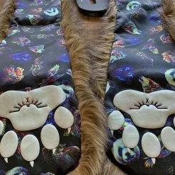 SpiritHoods LLC VIBRANT COLORS We Are All Animals Neon Grizzly Bear Faux Fur Hood | Unisex