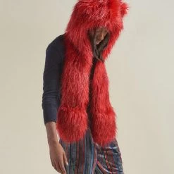 SpiritHoods LLC DAY TIME STYLE Glitter Love Cat Collector Edition Faux Fur Hood | Men's