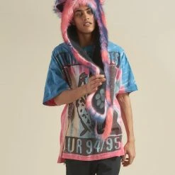 SpiritHoods LLC Peach Sorbet Cat Faux Fur Hood | Men's