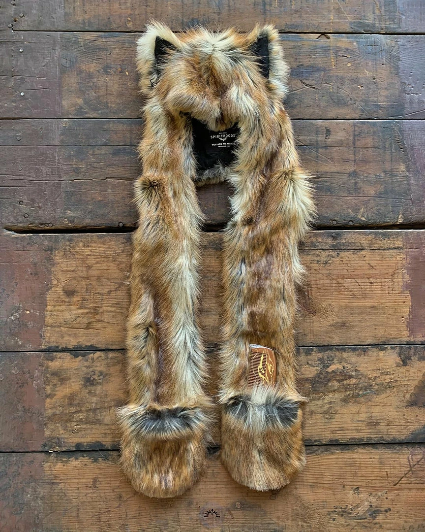SpiritHoods LLC Coyote Limited Edition Faux Fur Hood | Unisex 1 SpiritHoods LLC Coyote Limited Edition Faux Fur Hood | Unisex