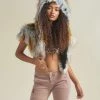 SpiritHoods LLC Arctic Fox Collector Edition Faux Fur Shawl | Women's