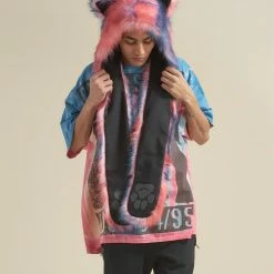 SpiritHoods LLC Peach Sorbet Cat Faux Fur Hood | Men's
