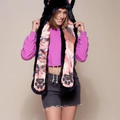 SpiritHoods LLC Indigo Wolf Luxe Collector Edition SpiritHood DAY TIME STYLE