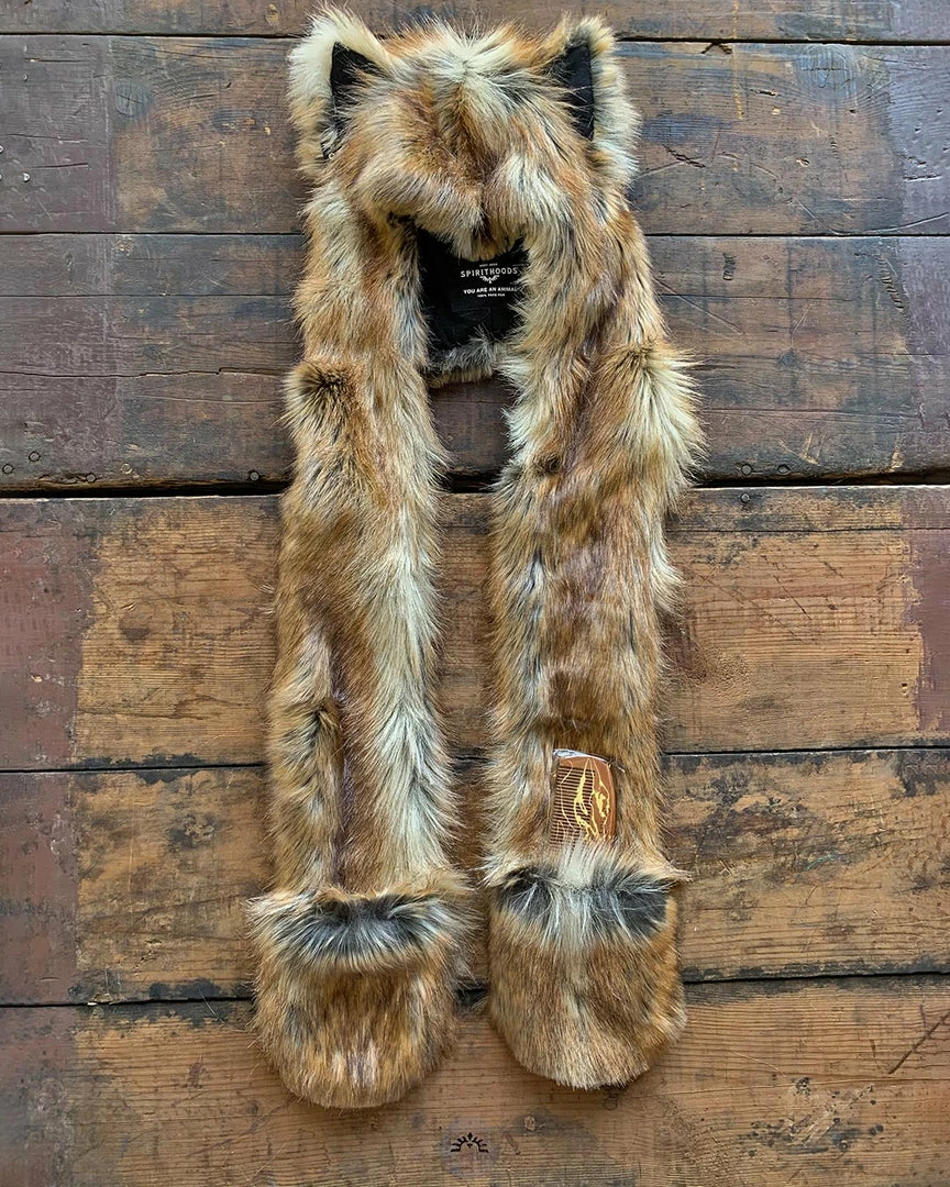 SpiritHoods LLC Coyote Limited Edition Faux Fur Hood | Unisex 4 SpiritHoods LLC Coyote Limited Edition Faux Fur Hood | Unisex