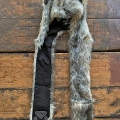 SpiritHoods LLC WOMENS Eurasian Wolf Limited Edition Faux Fur Hood | Unisex