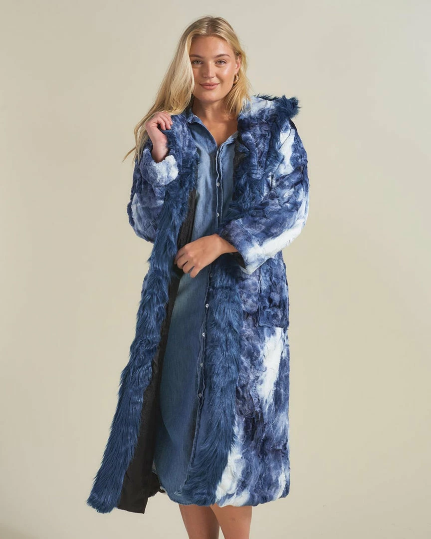 SpiritHoods LLC Water Wolf Classic Faux Fur Style Robe | Women's NIGHT TIME STYLE 10 SpiritHoods LLC Water Wolf Classic Faux Fur Style Robe | Women's NIGHT TIME STYLE