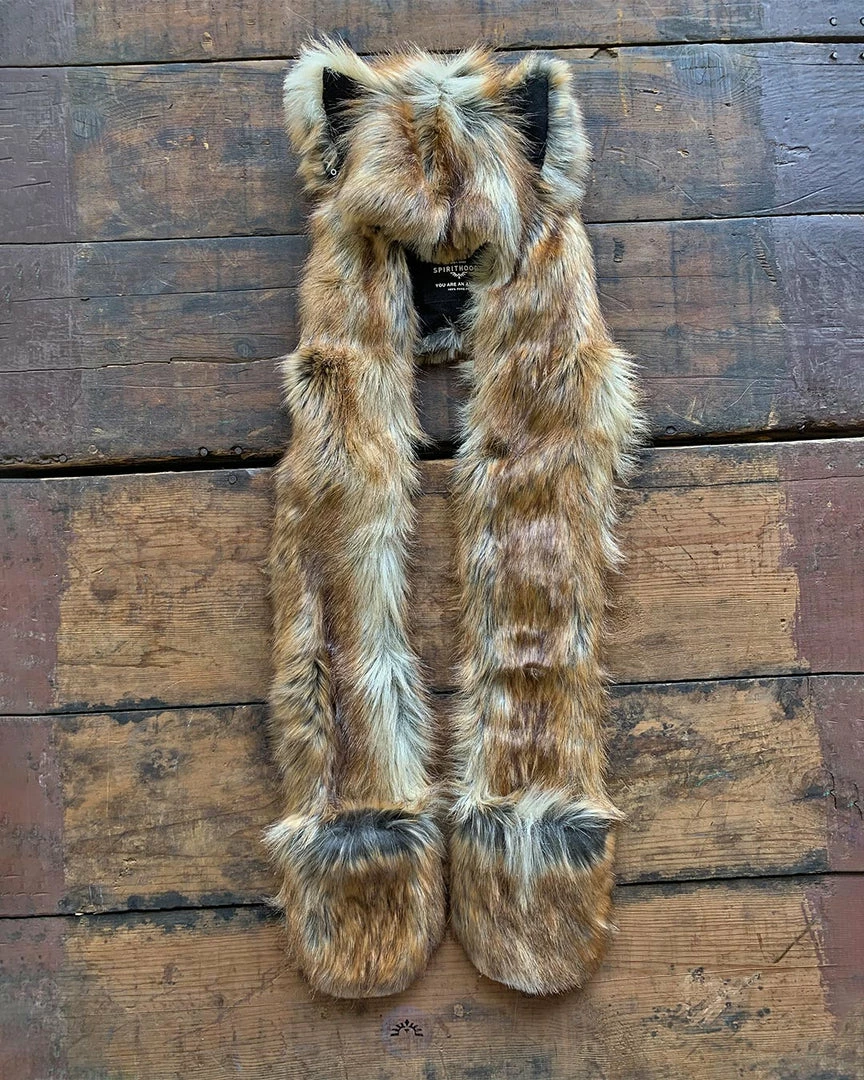 SpiritHoods LLC Coyote Limited Edition Faux Fur Hood | Unisex 3 SpiritHoods LLC Coyote Limited Edition Faux Fur Hood | Unisex