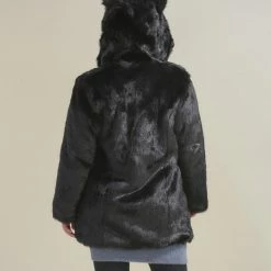 SpiritHoods LLC Black Panther Classic Faux Fur Coat | Women's 16 SpiritHoods LLC Black Panther Classic Faux Fur Coat | Women's