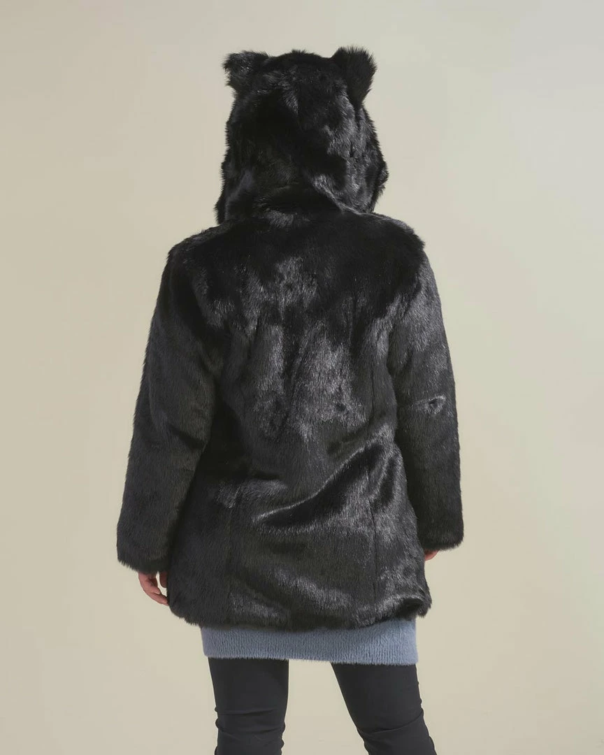 SpiritHoods LLC Black Panther Classic Faux Fur Coat | Women's 8 SpiritHoods LLC Black Panther Classic Faux Fur Coat | Women's