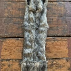 SpiritHoods LLC WOMENS Eurasian Wolf Limited Edition Faux Fur Hood | Unisex