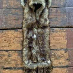 SpiritHoods LLC Grizzly Bear Limited Edition Faux Fur Hood | Unisex WOMENS