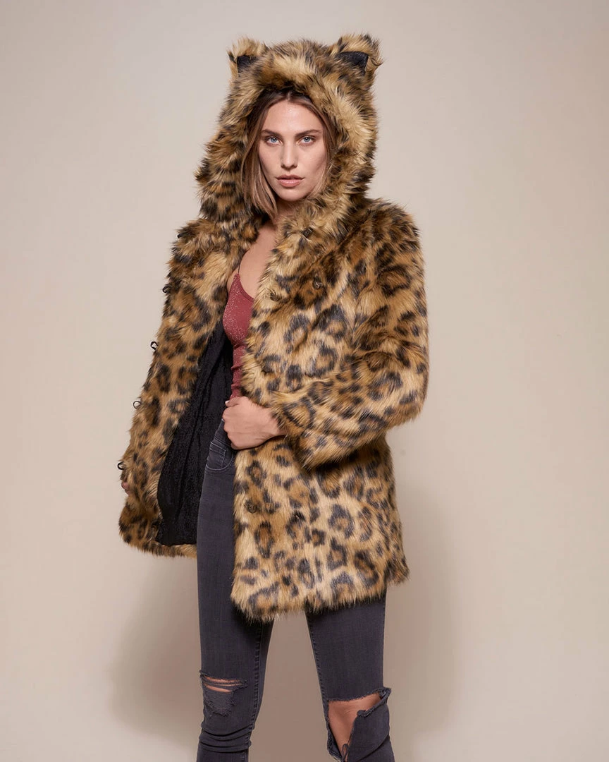 SpiritHoods LLC Javan Leopard Classic Faux Fur Coat *Almost Purfect* | Women's 1 SpiritHoods LLC Javan Leopard Classic Faux Fur Coat *Almost Purfect* | Women's