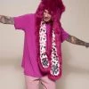 SpiritHoods LLC COLORFUL PARTY ANIMALS Love Wolf Collector Edition Faux Fur Hood | Men's