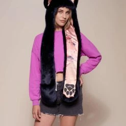 SpiritHoods LLC Indigo Wolf Luxe Collector Edition SpiritHood DAY TIME STYLE